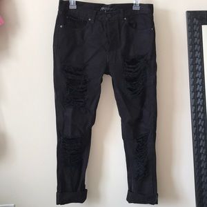 Black Ripped Jeans
